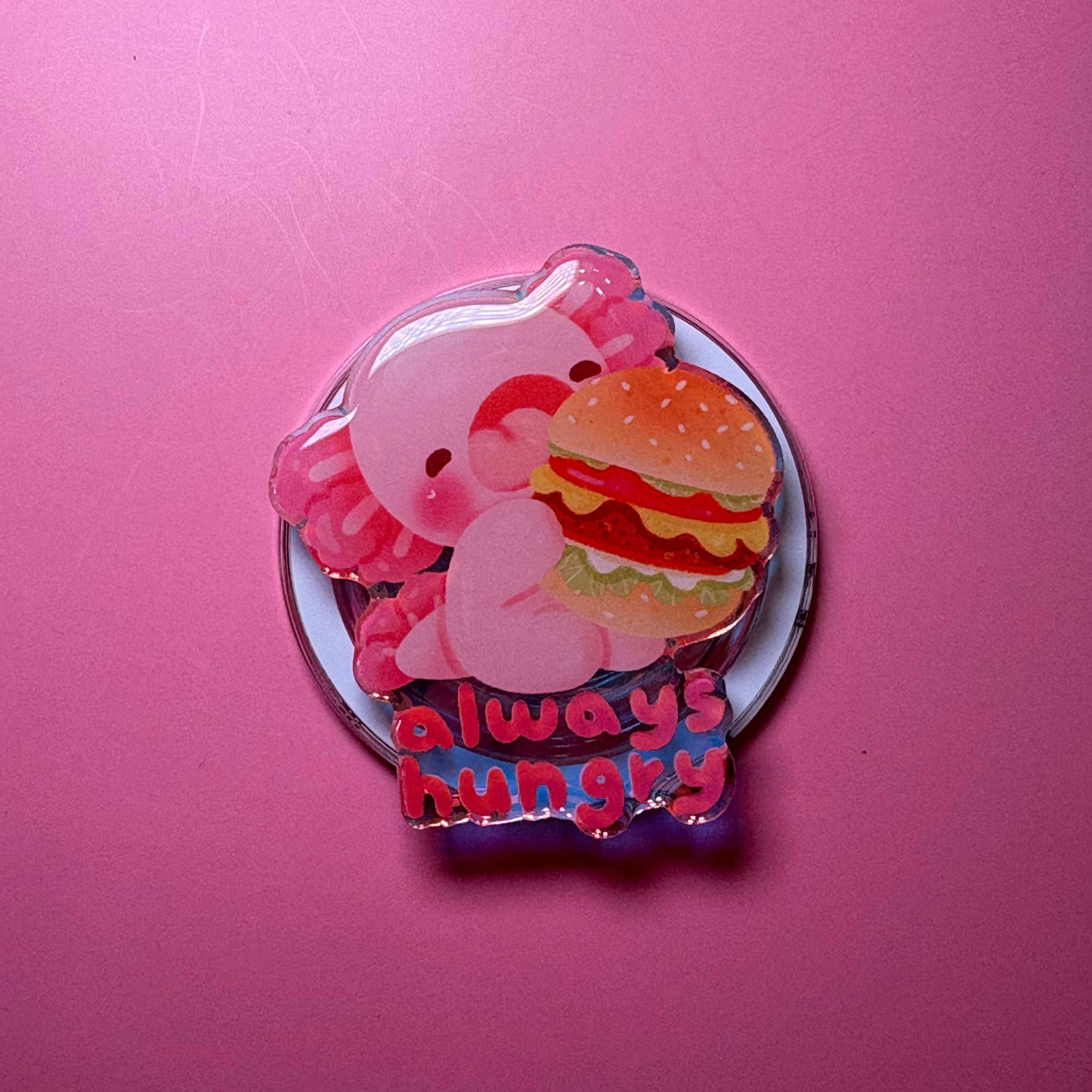 "Always Hungry" Phone & E-Reader MagSafe Grip