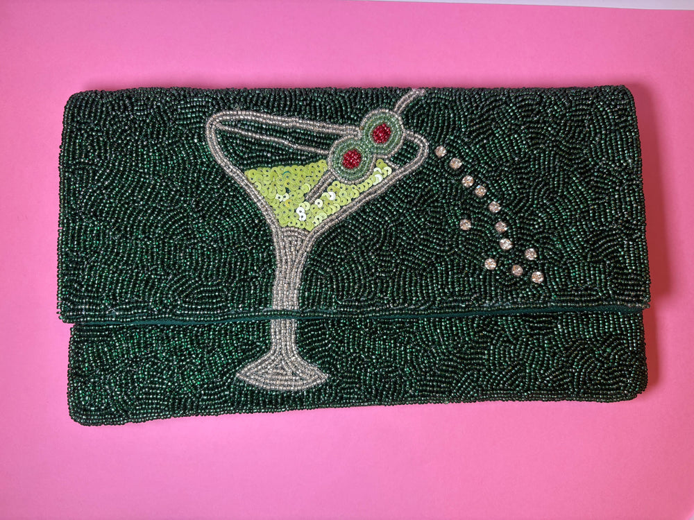Martini - Beaded Clutch