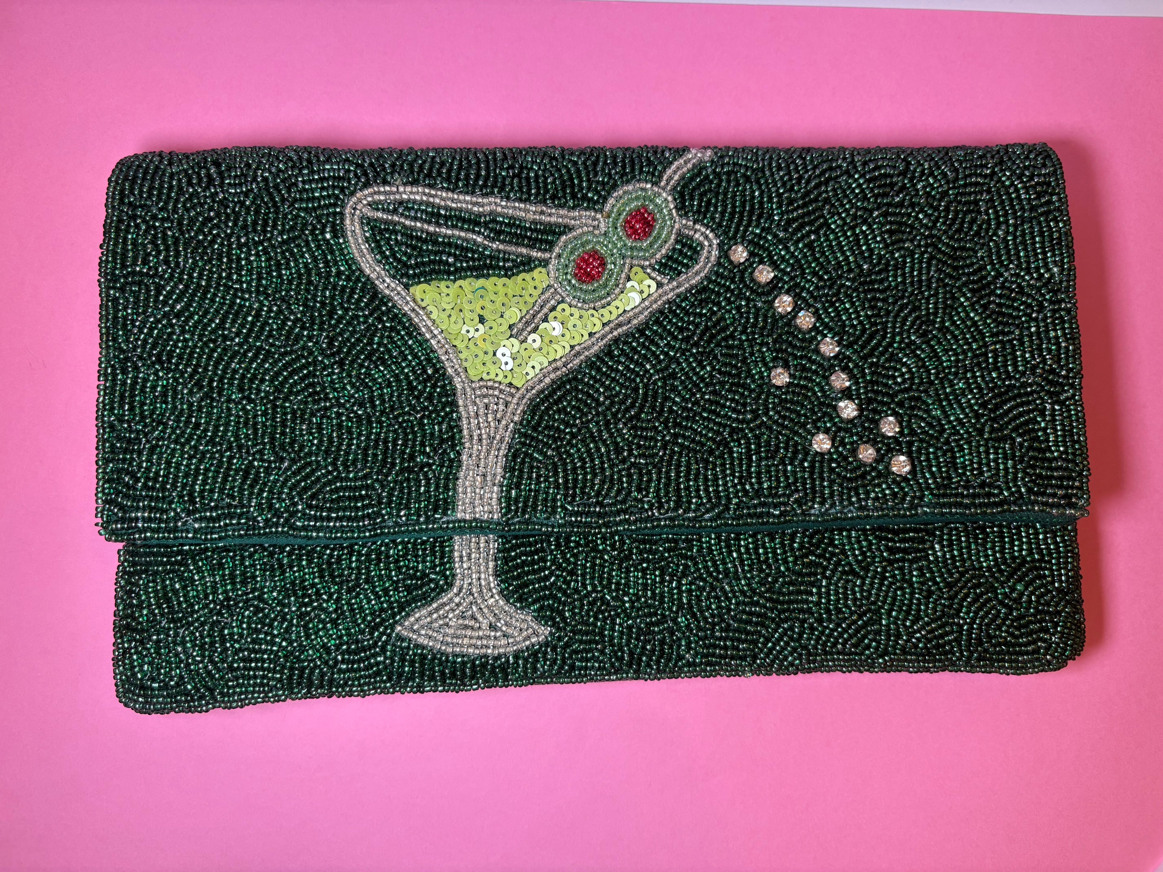 Martini - Beaded Clutch
