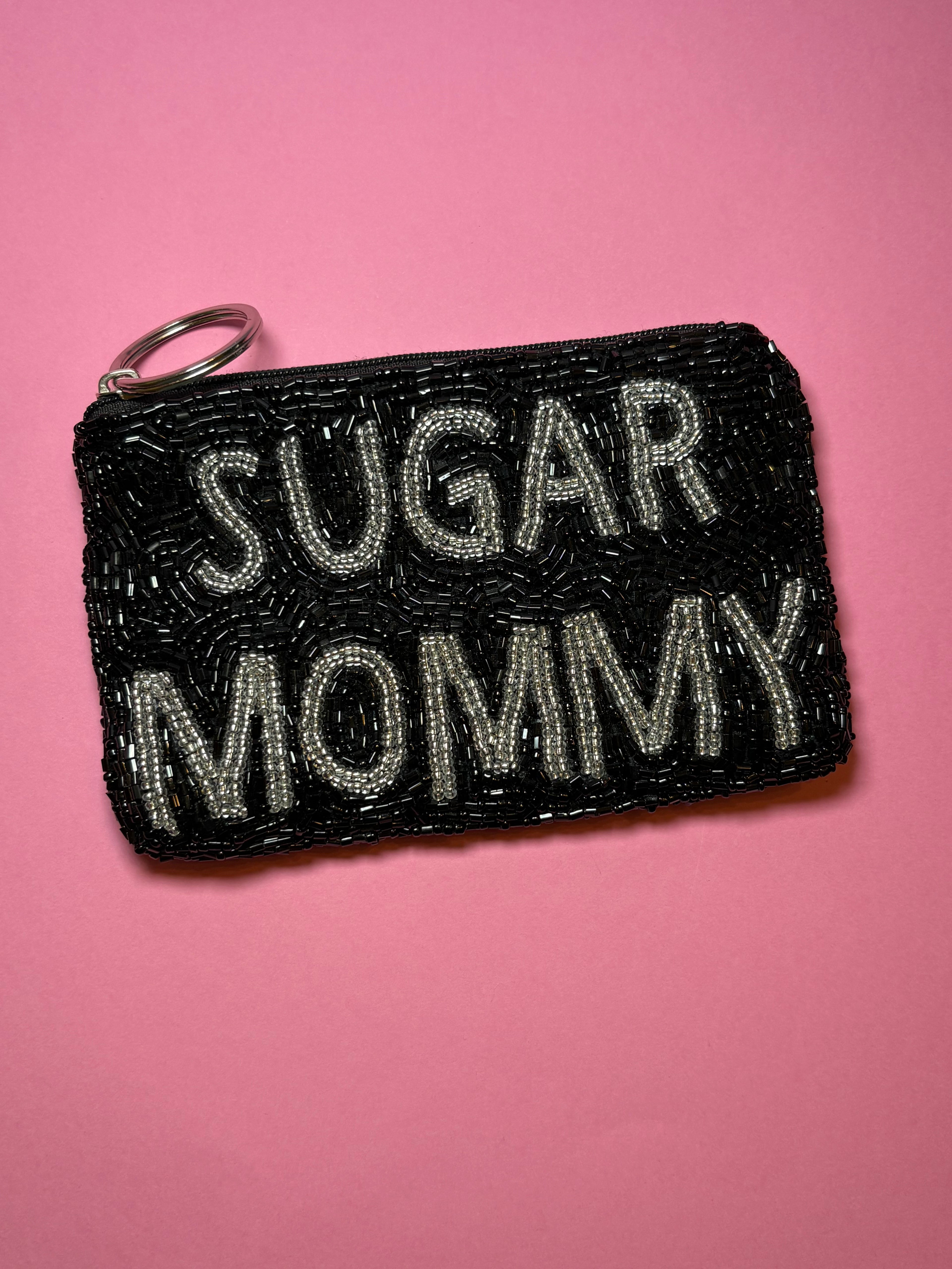 Sugar Mommy - Small Beaded Pouch