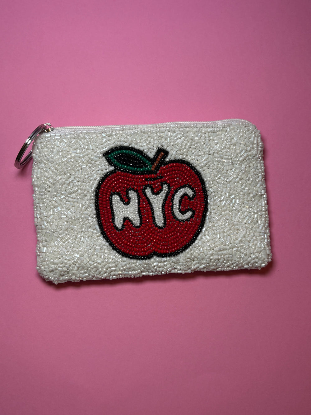 Big Apple NYC - Small Beaded Pouch
