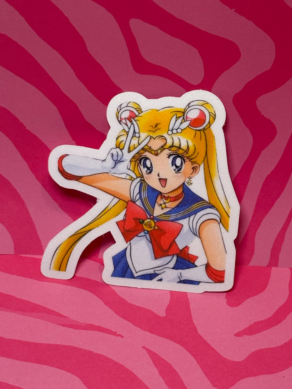Sailor Moon Peace Sign - Sticker