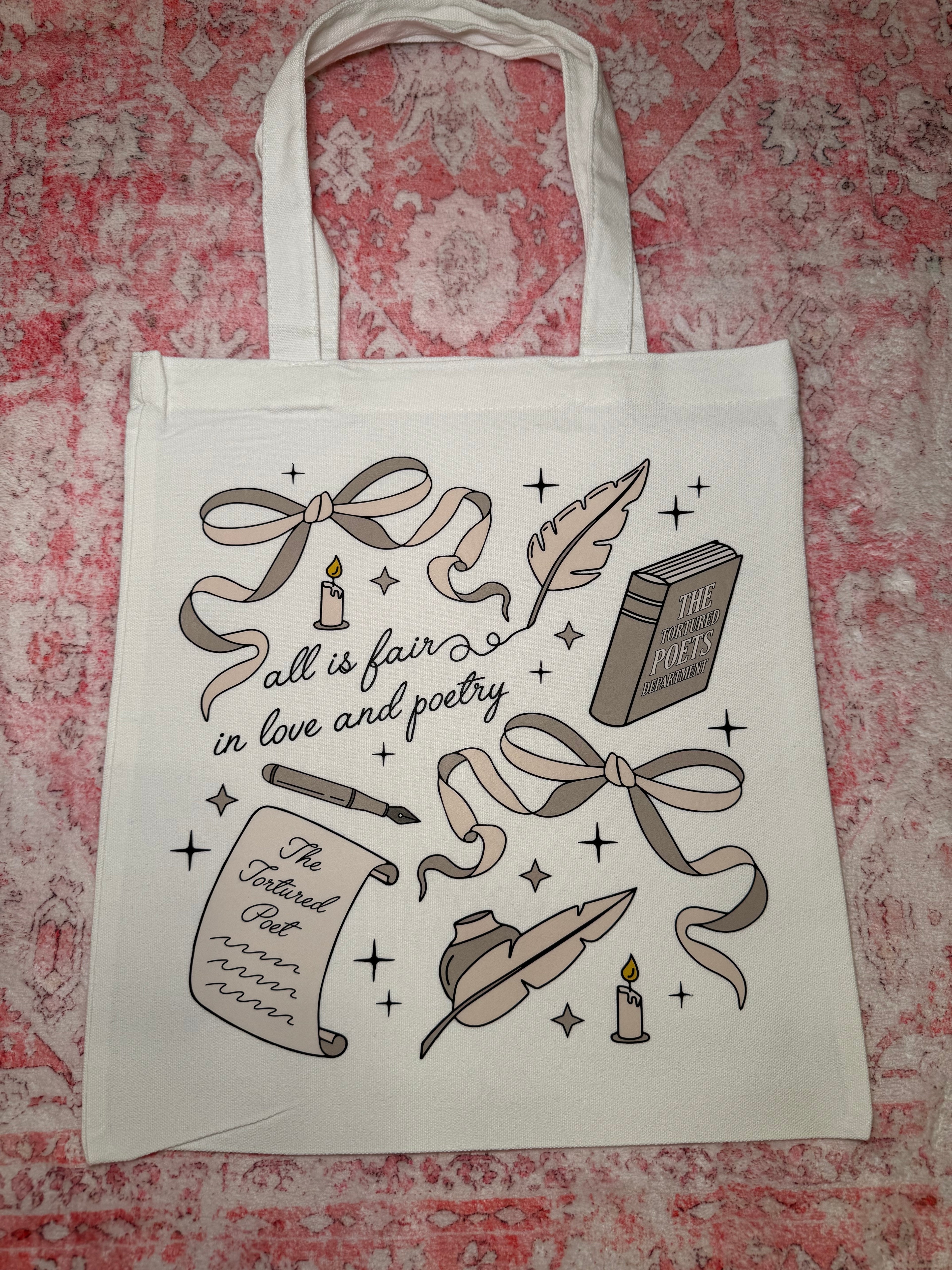 all is fair in love and poetry  - Small Tote