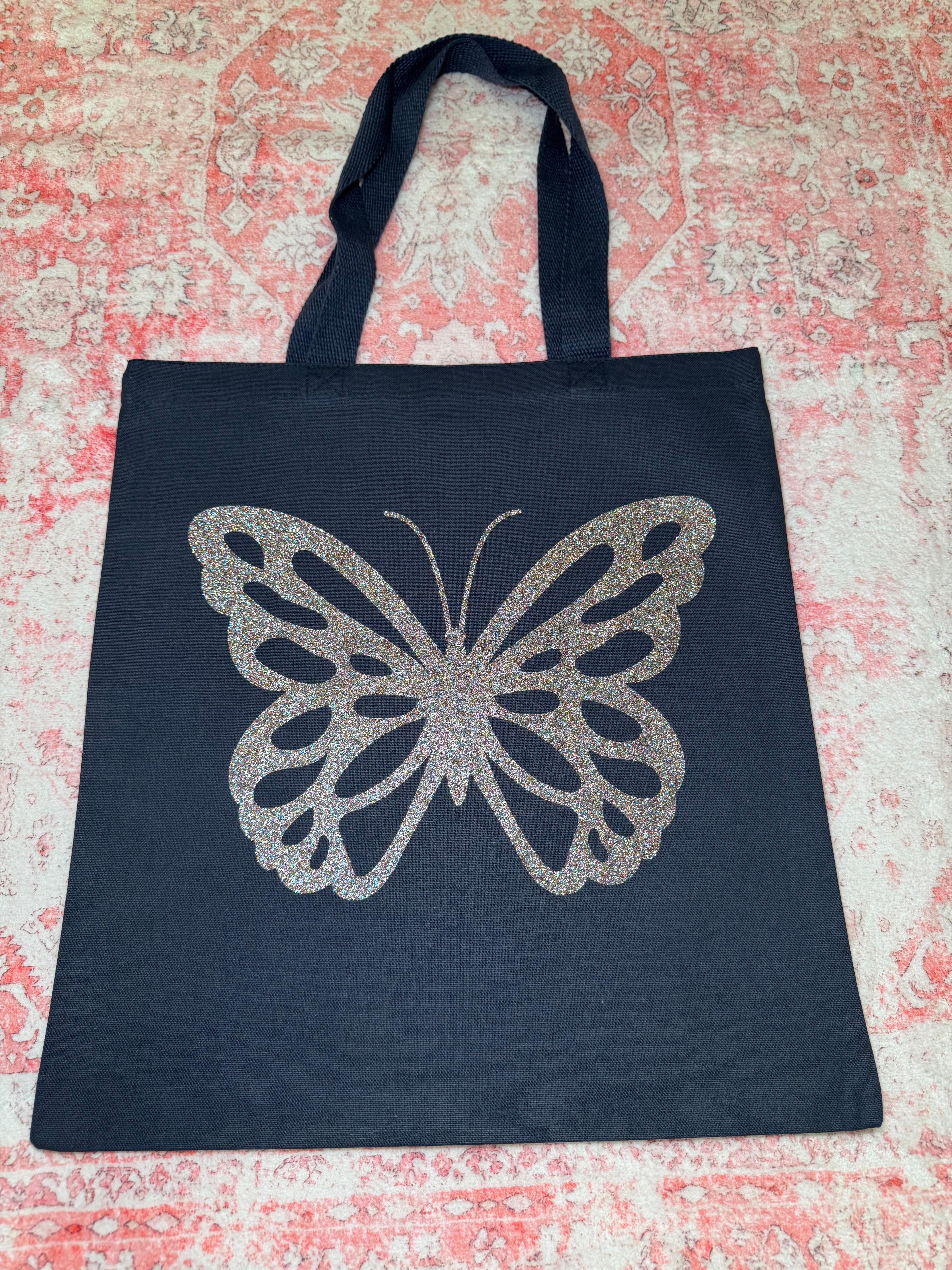 Glitter Butterfly - Standard Tote