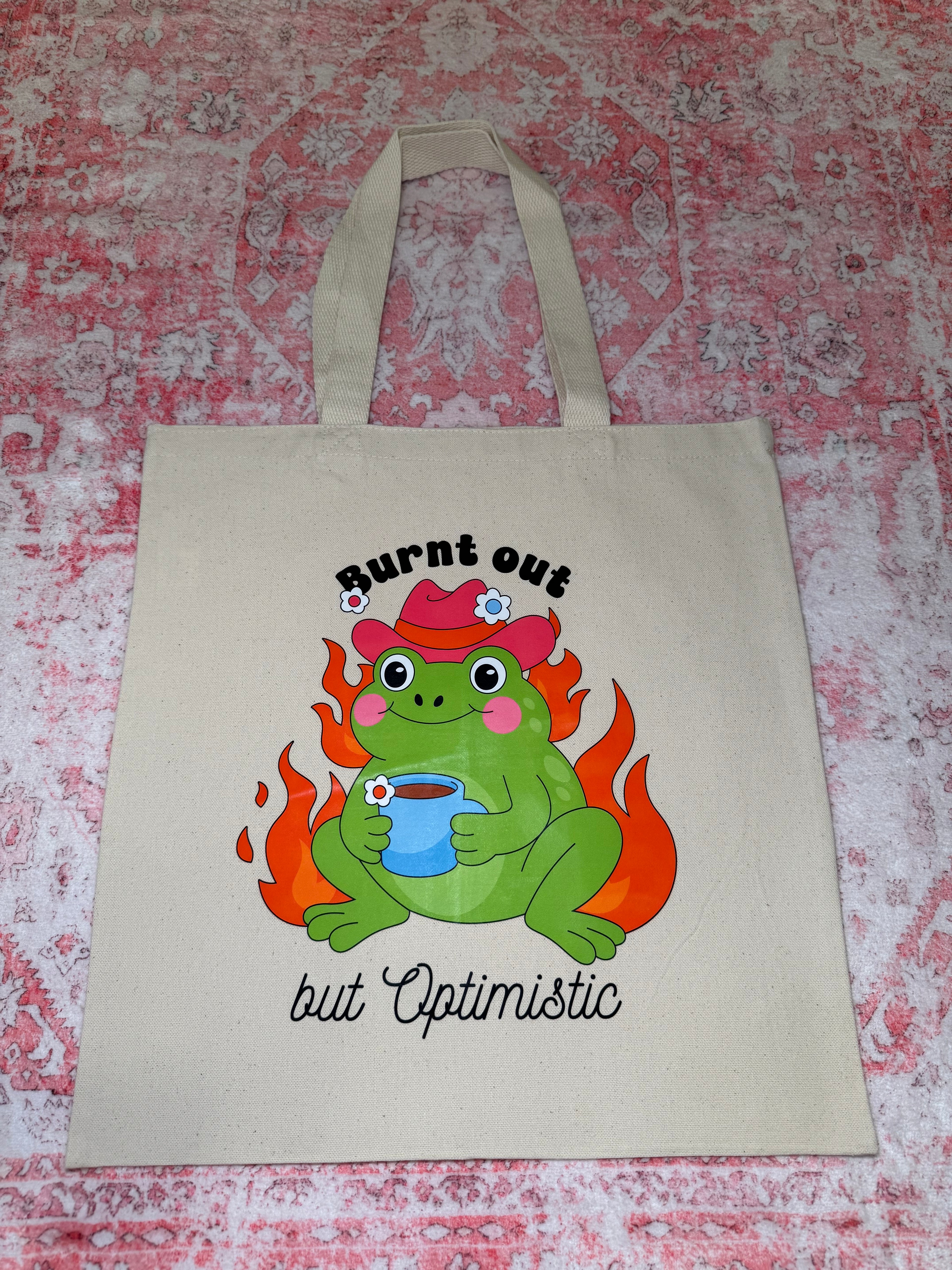 Burnt out but Optimistic - Standard Tote