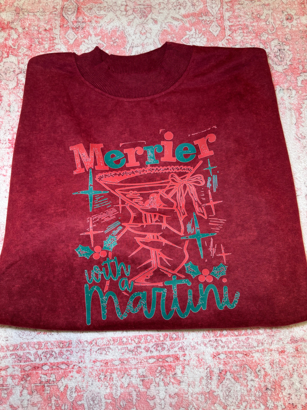 Merrier with a Martini - Mockneck