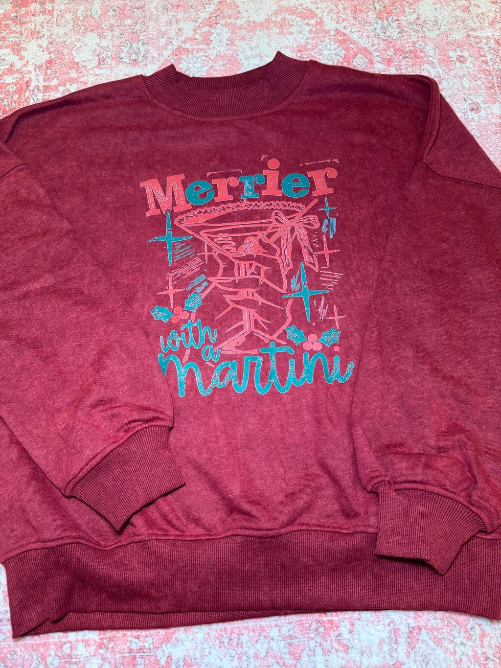 Merrier with a Martini - Mockneck