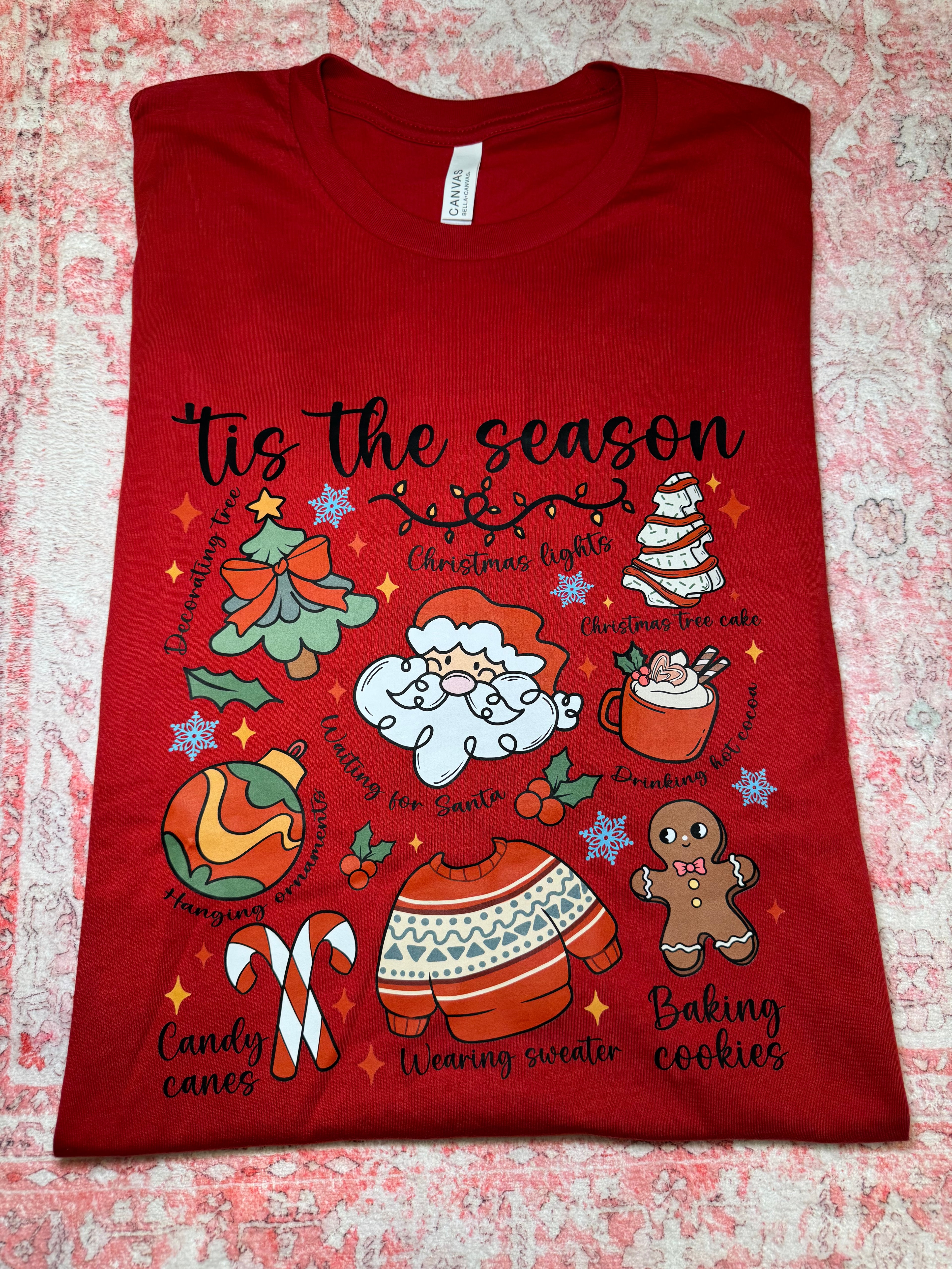 'tis the season (Solid) - Short Sleeve T-Shirt