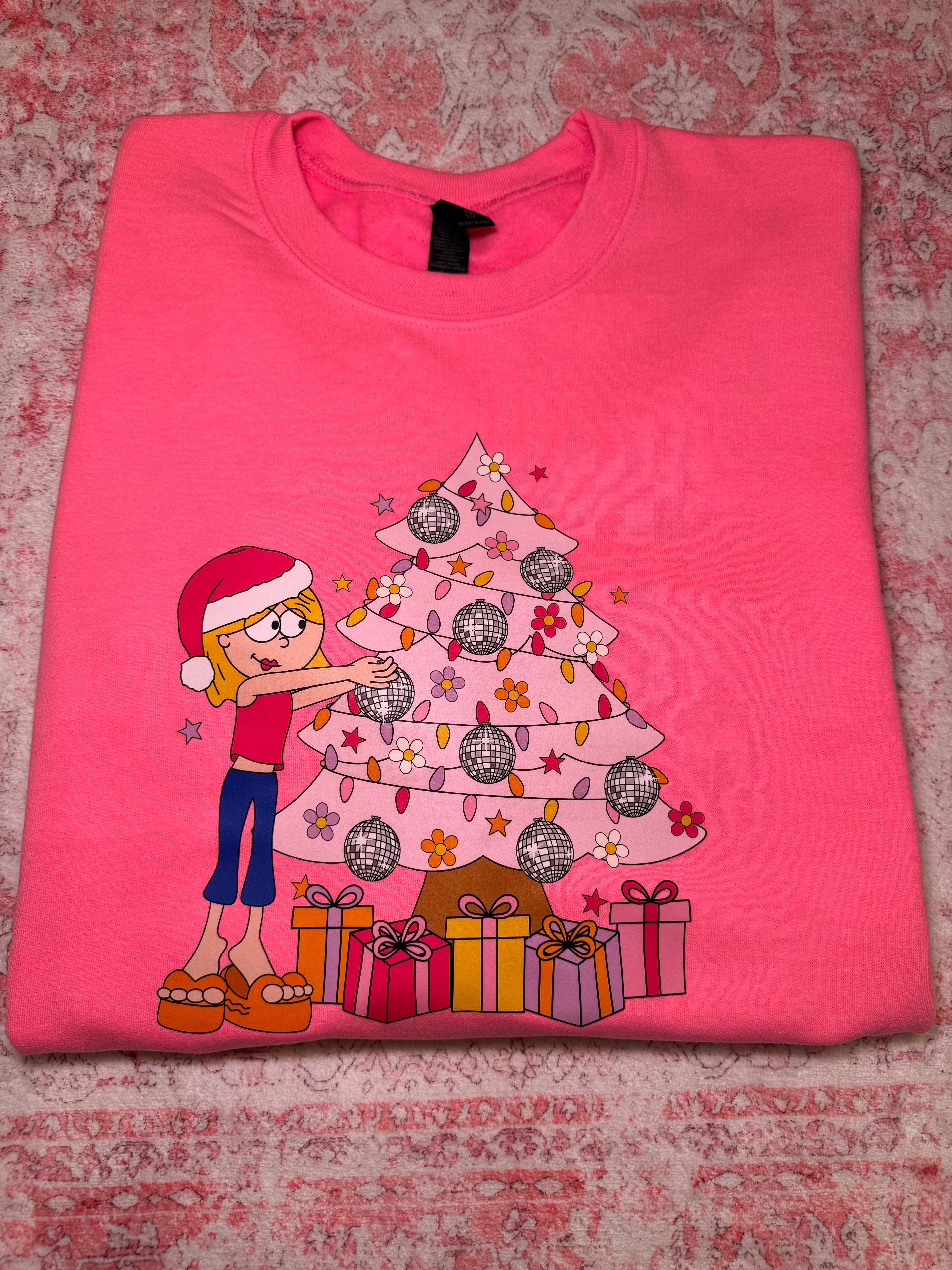 Lizzie McGuire Disco Christmas - Crew Neck