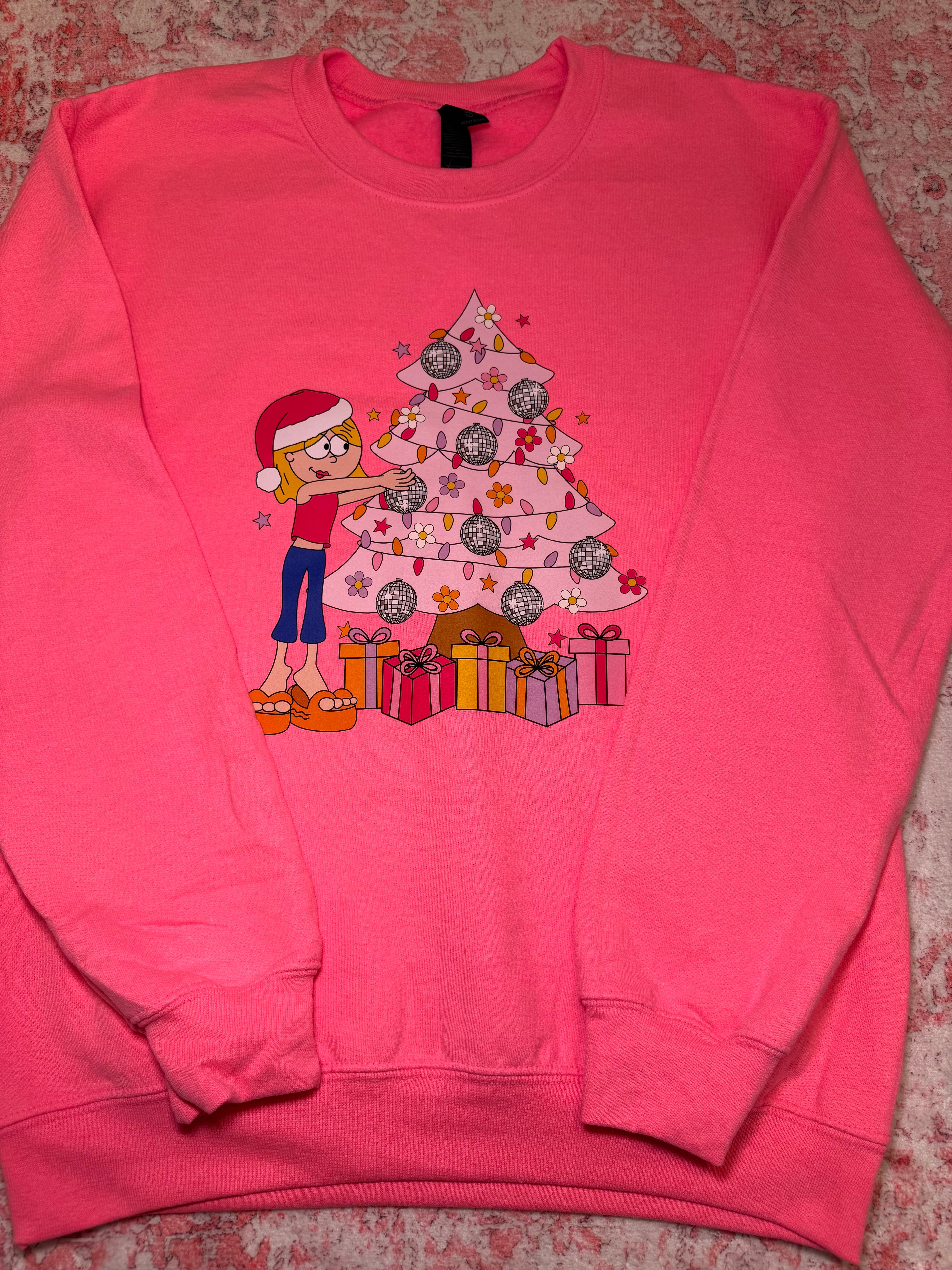 Lizzie McGuire Disco Christmas - Crew Neck