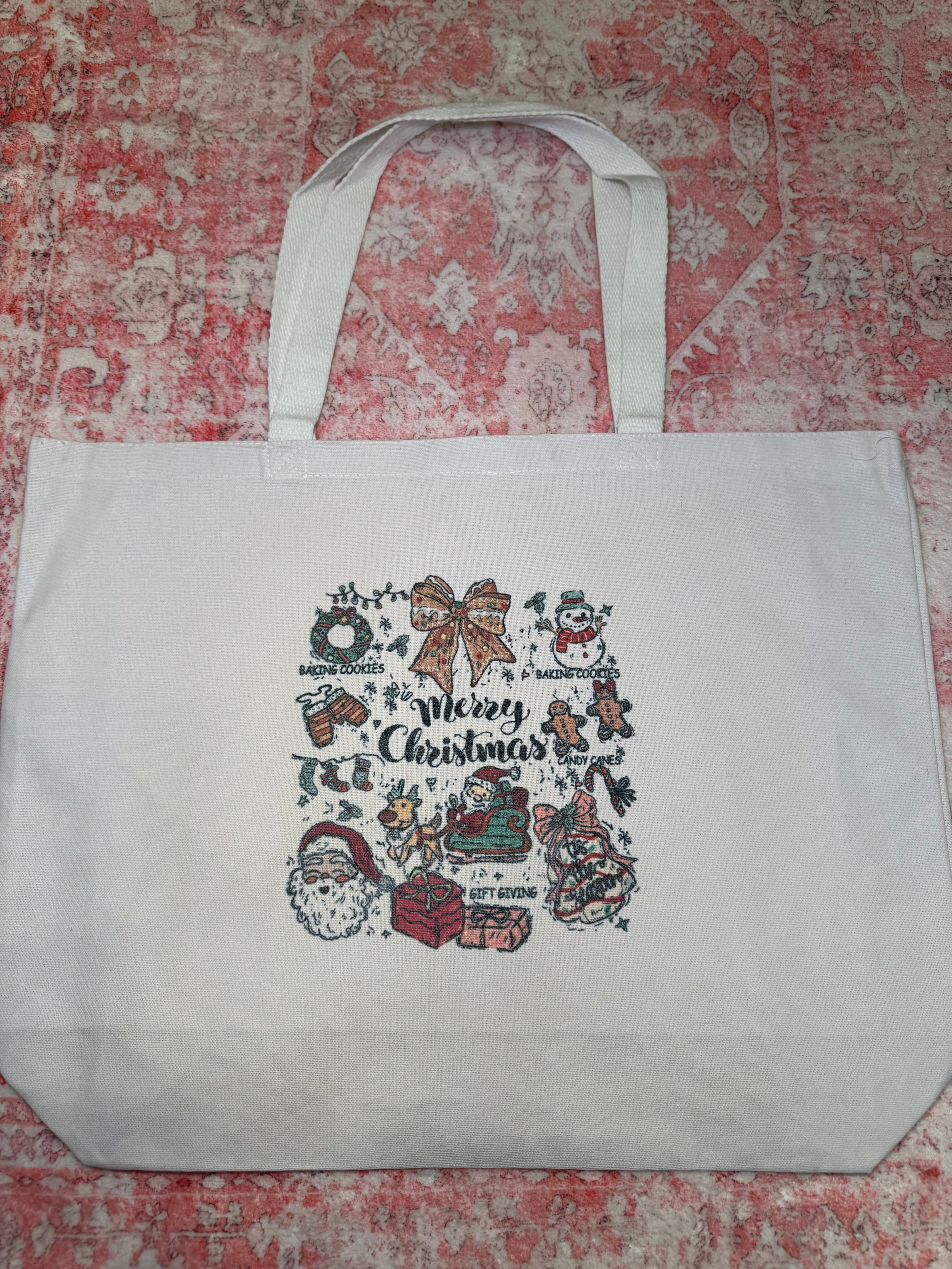 Merry Christmas - Large Tote