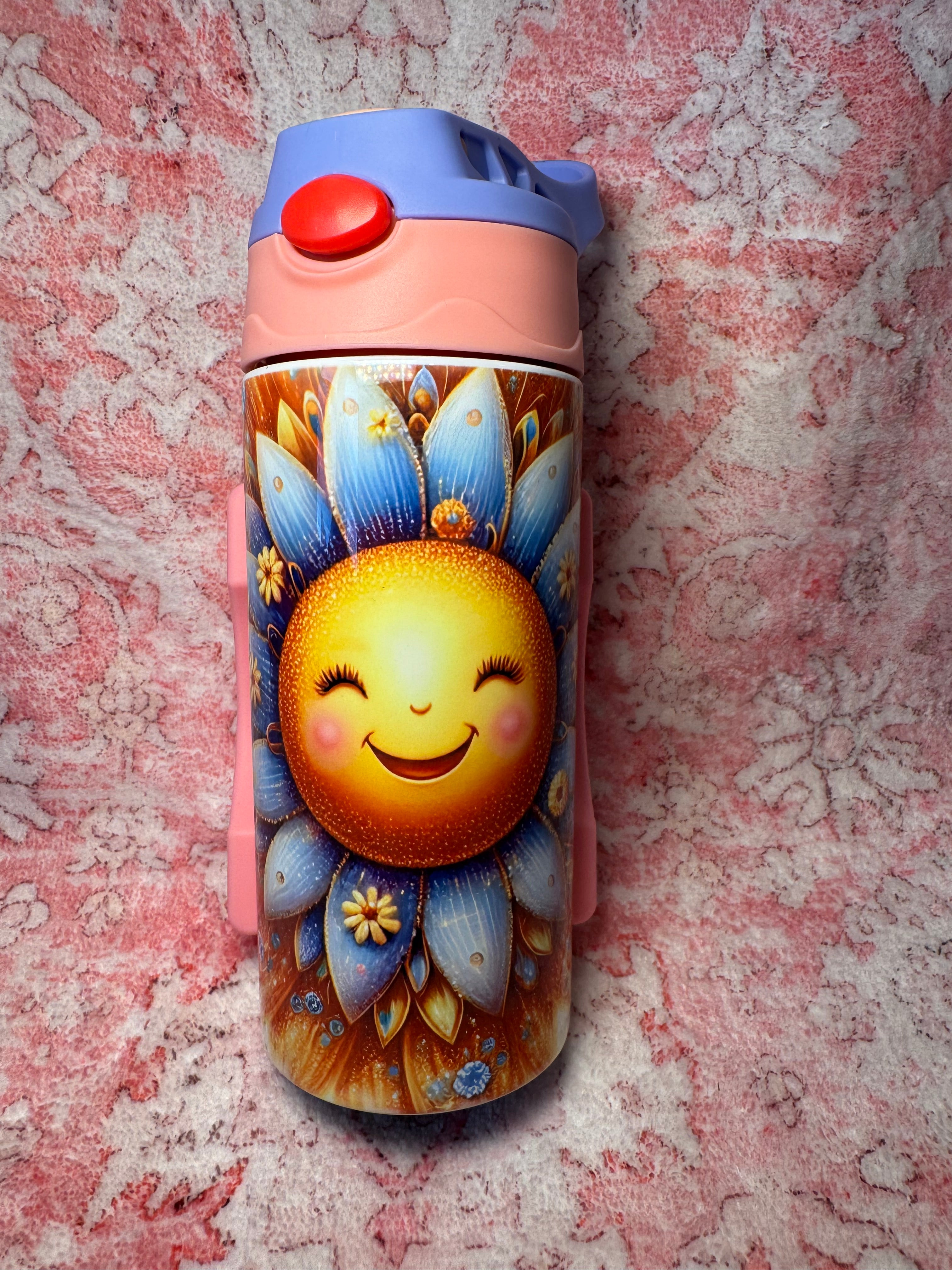 Smiling Flower - Kids Metal Tumbler