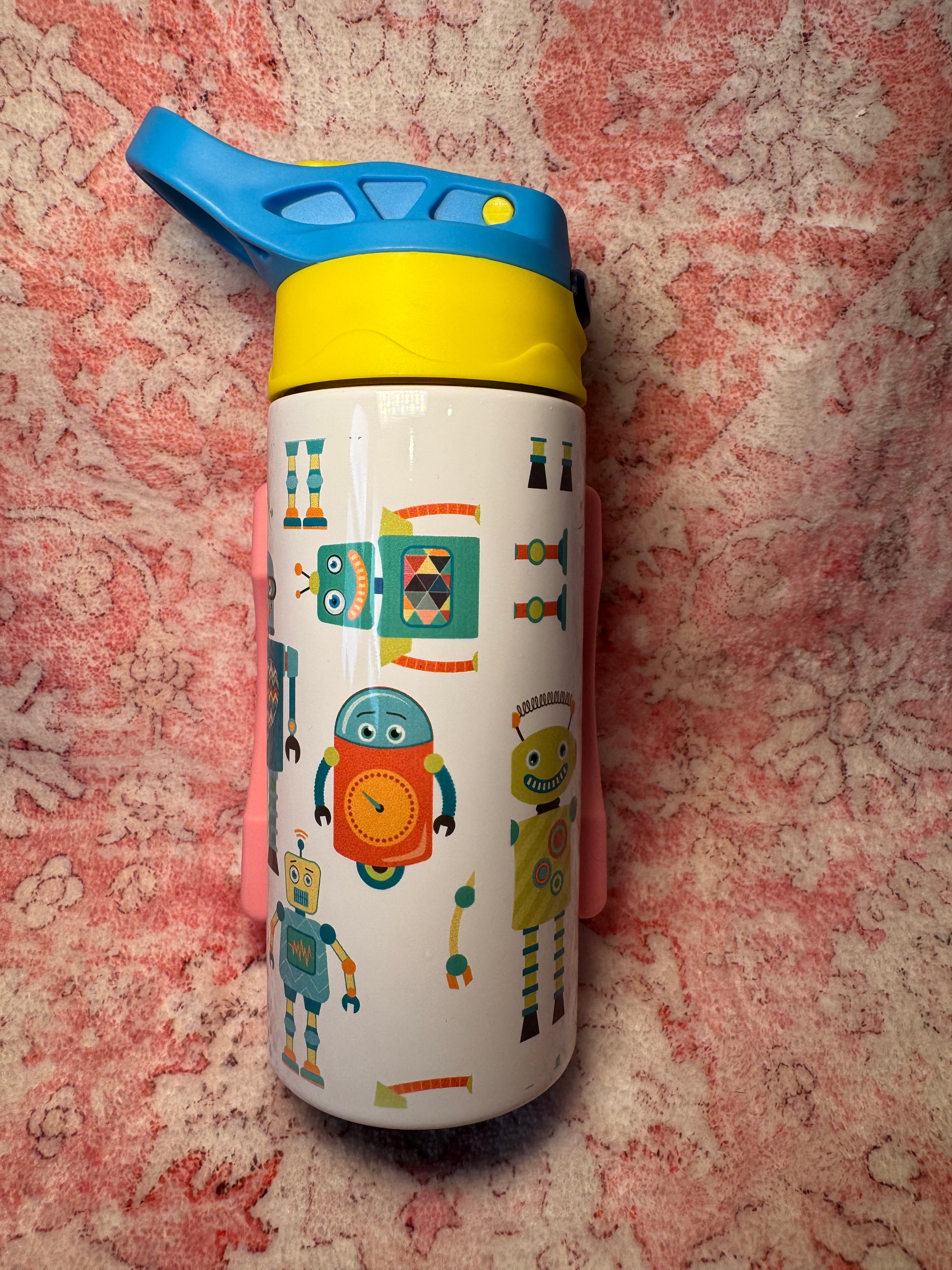 Robots - Kids Metal Tumbler