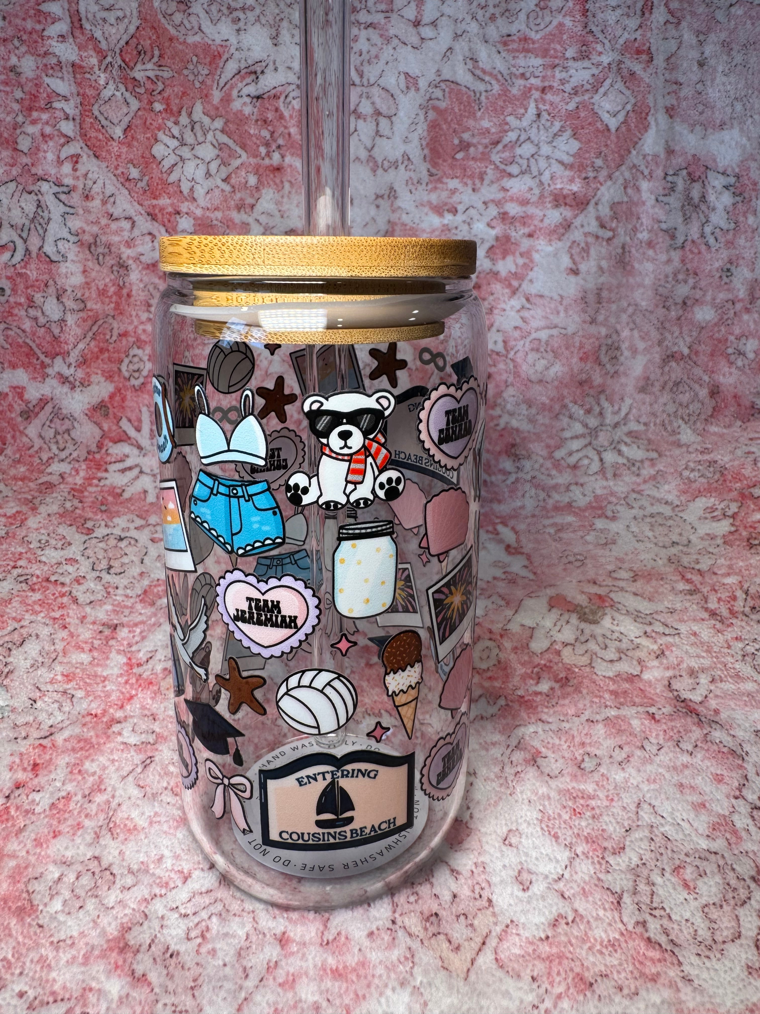 The Summer I Turned Pretty - 16 oz Glass Can