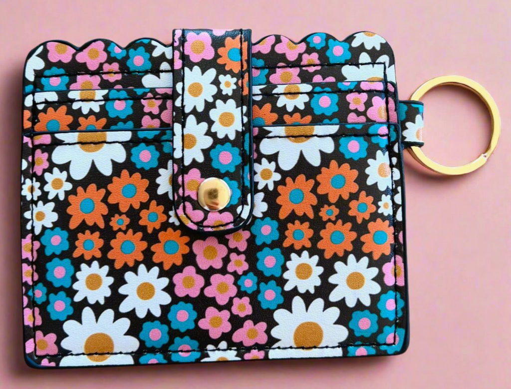 Darling Daisy Keychain Wallet