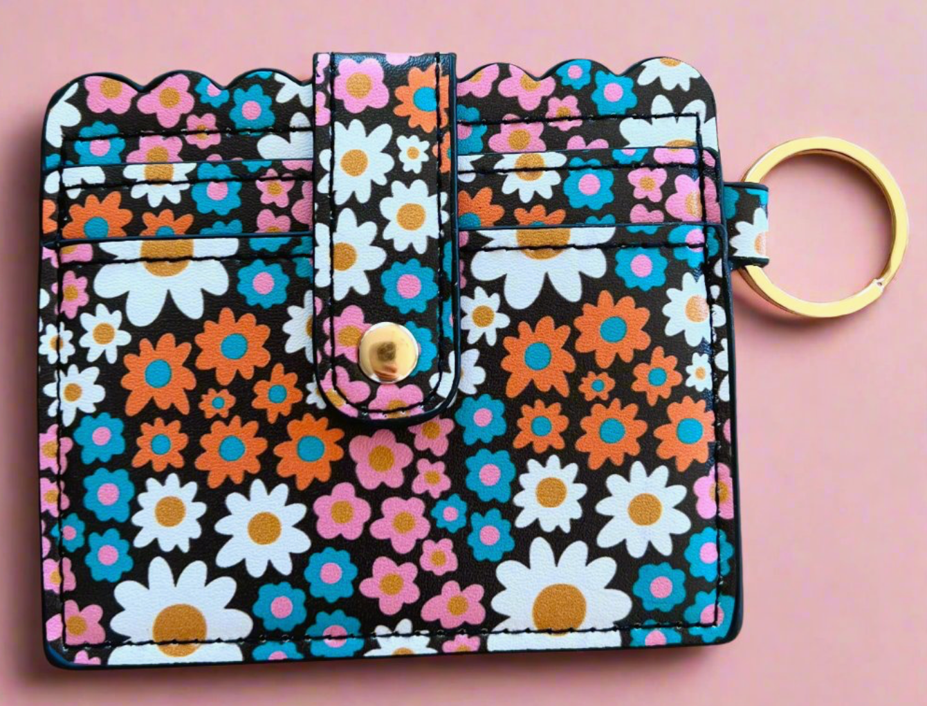Darling Daisy Keychain Wallet