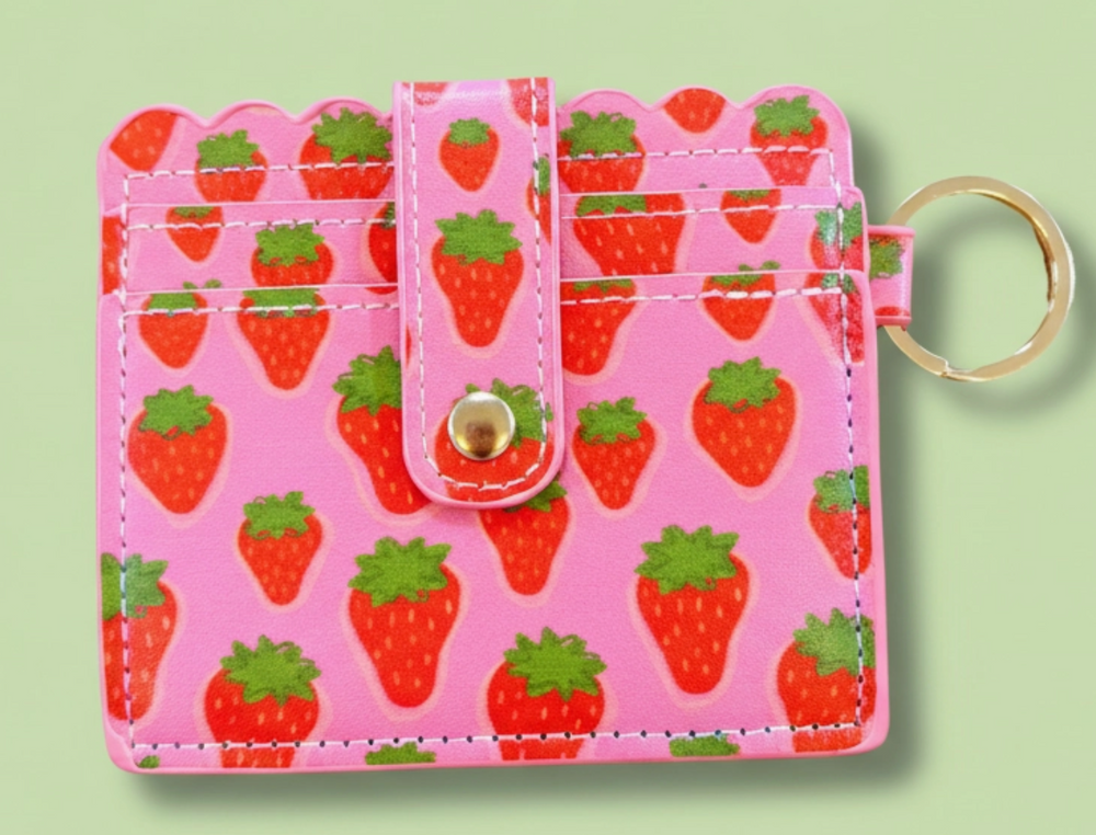 Strawberry Fields Keychain Wallet