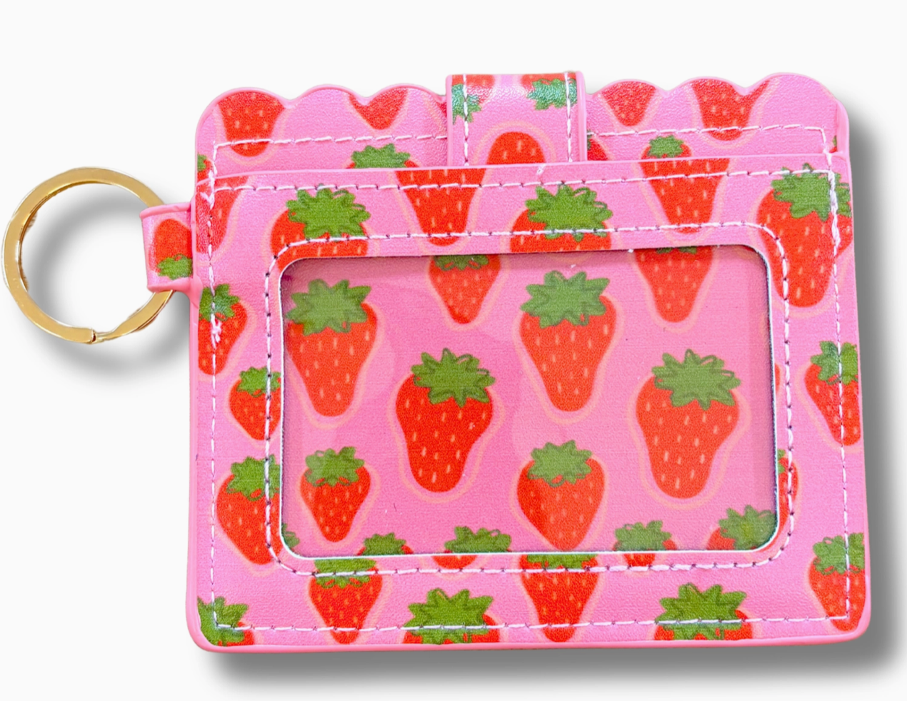 Strawberry Fields Keychain Wallet