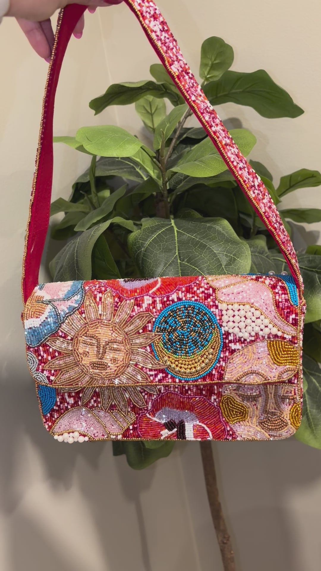 Celestial - Beaded Purse